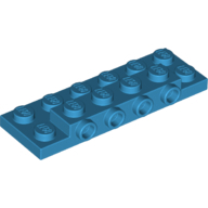 Lego auto konzola (nosič) pro nárazník 2x6x2/3, azurová tmavá (6135615)